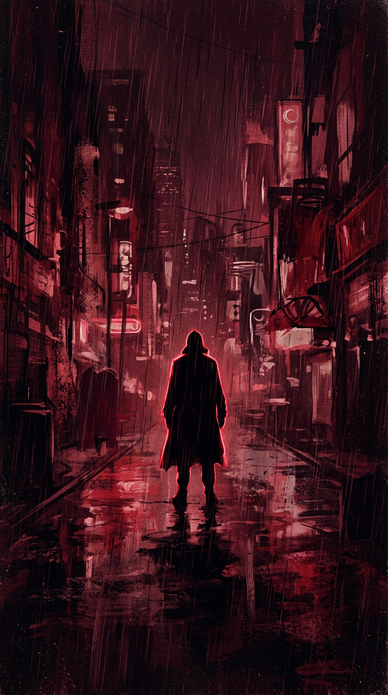 Affiche d'illustration pour Nuit sur la ville, film fictif utilisé comme échantillon